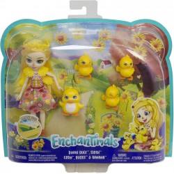 Enchantimals Muñeca Dina Duck y su mascota Slosh