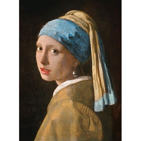 Clementoni-PZL 1000 Vermeer LA Chica DE LA Perla Puzzle Adulto