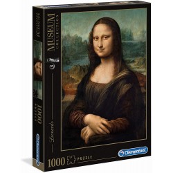 Clementoni Rompecabezas Puzzle 1000 Piezas Museos Leonardo: Mona Lisa