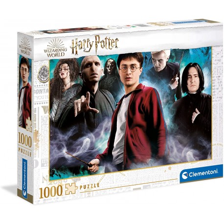 Clementoni- PZL 1000 HQC Harry Potter Puzzle Adulto, Multicolor