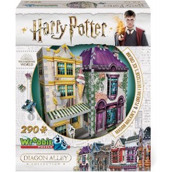 Wrebbit 3D Puzzle Harry Potter Madam Malkin's & Florean Fortecsue's Ice Cream 290