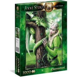 Clementoni- Anne Stokes-Kindred Spirits Puzzle, 1000 Piezas, Multicolor