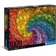 Clementoni- PZL 1000 Espiral Puzzle Adulto, Multicolor