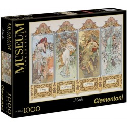 Las Cuatro Estaciones. Puzzle 1000 Piezas Museum Mucha