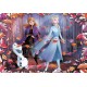 Clementoni - Puzzle infantil 104 piezas, Puzzle infantil con brillantina, de Frozen 2