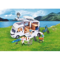 Caravana de Camping Hymer con Accesorios y Figuras Articuladas. Dickie Toys Playlife