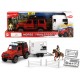 Horse Trailer Set XL Playlife Caballo AMG 500 con figura y accesorios