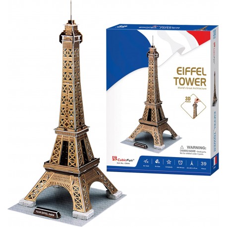 Puzzle 3D - Torre Eiffel, Puzle 3D Torre Eiffel, Puzzles 3D Paris