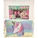 Set Neceser Unicornio y Pack de Uñas