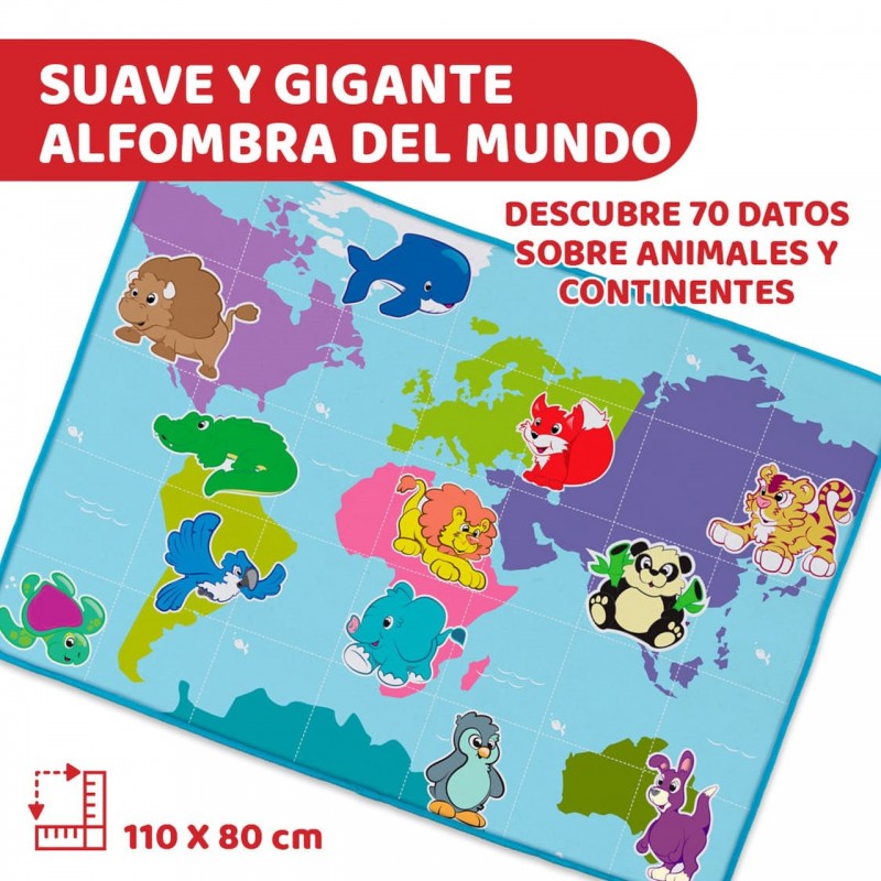 Alfombra Puzzle Animales Chicco