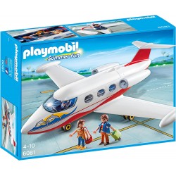 PLAYMOBIL- Summer Fun Juego, Avión de Vacaciones