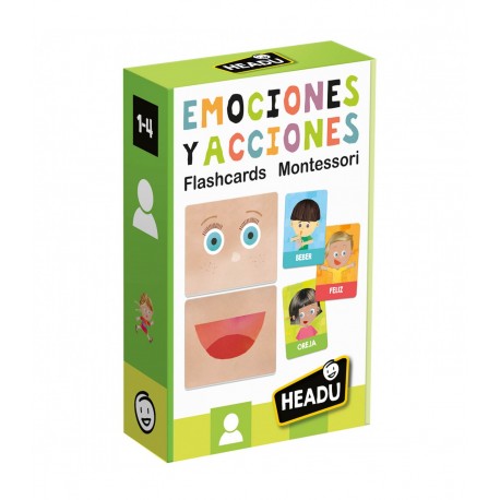 Emociones y Acciones Flashcards Montessori