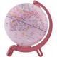 Mini Globo Terrestre Geográfico Giacomino Pink Zoo - 16cm