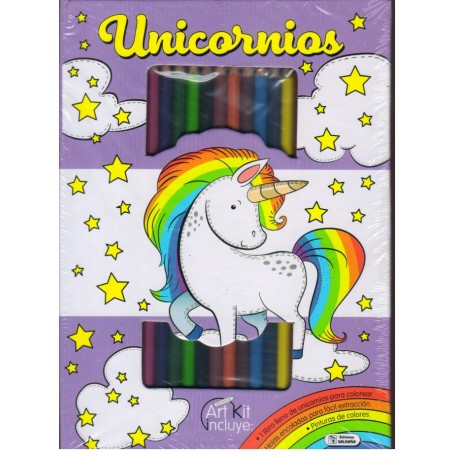 UNICORNIOS PARA COLOREAR - ART KIT