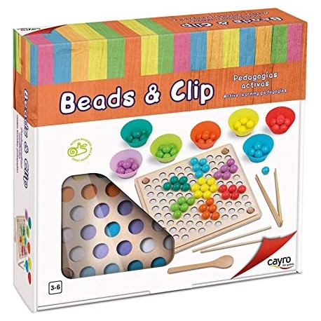 Beads & Clip - Pedagogías Activas - Cayro - Madera