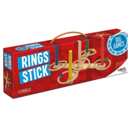 RINGS STICK Cayro - Madera - Lanzamiento de Anillas de Yute