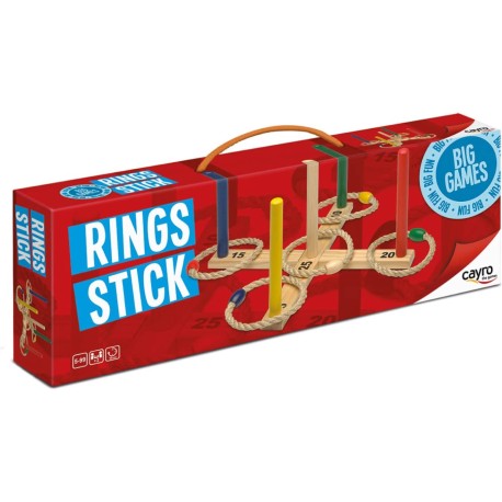 RINGS STICK Cayro - Madera - Lanzamiento de Anillas de Yute