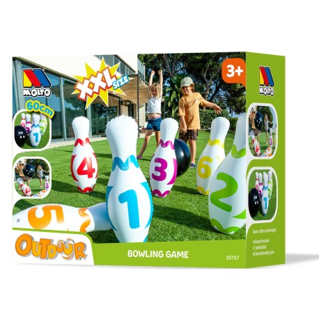 Juego de bolos inflable XXL para exterior Moltó