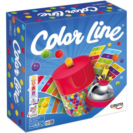 Color Line Cayro - 5-99 Años - Acción y Rapidez - Juego de Mesa Educativo y Divertido para Niños y Adultos