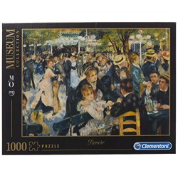 Clementoni- Renoir: Bal du Moulin de la Galette Puzzle 1000 pzas Museum